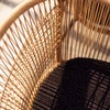 Delta stol    Antrasitt / Natural Wicker / Teddy Black