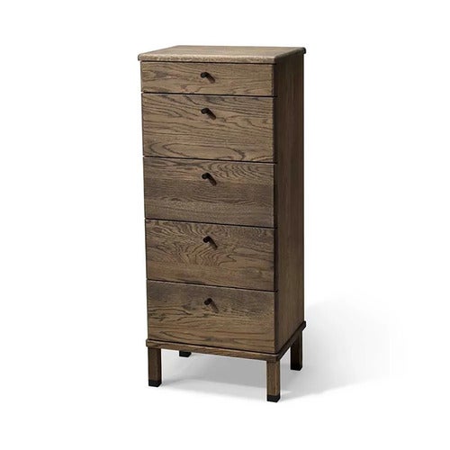 Cora kommode høy/røkt eik