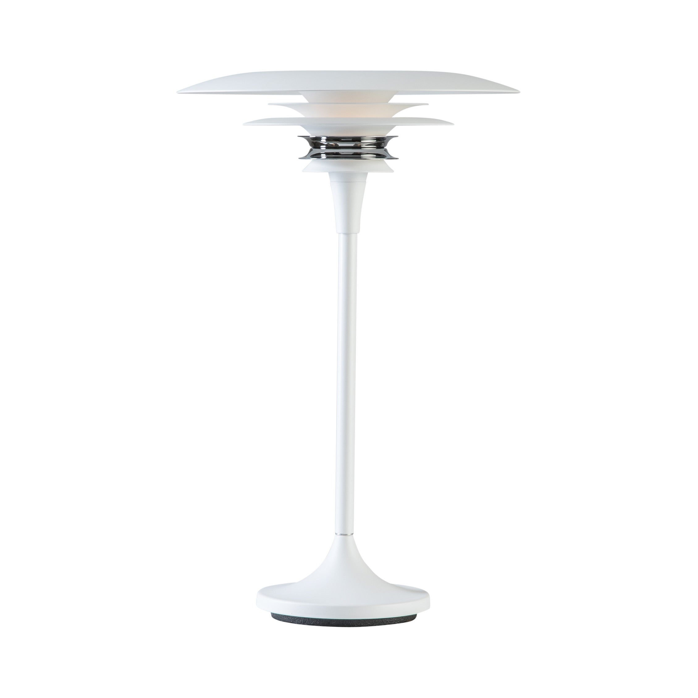 Diablo bordlampe D300 Matt hvit Lg9 inkl. lyskilde