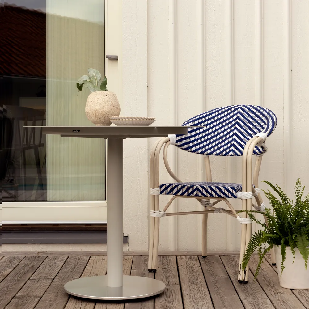 Bistrostol med armlen Parterre Svart/Svart