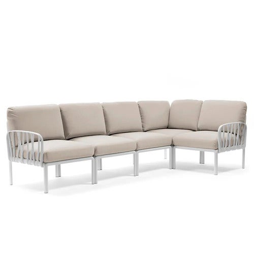 Komodo 5 hjørnesofa White - Tech Panama