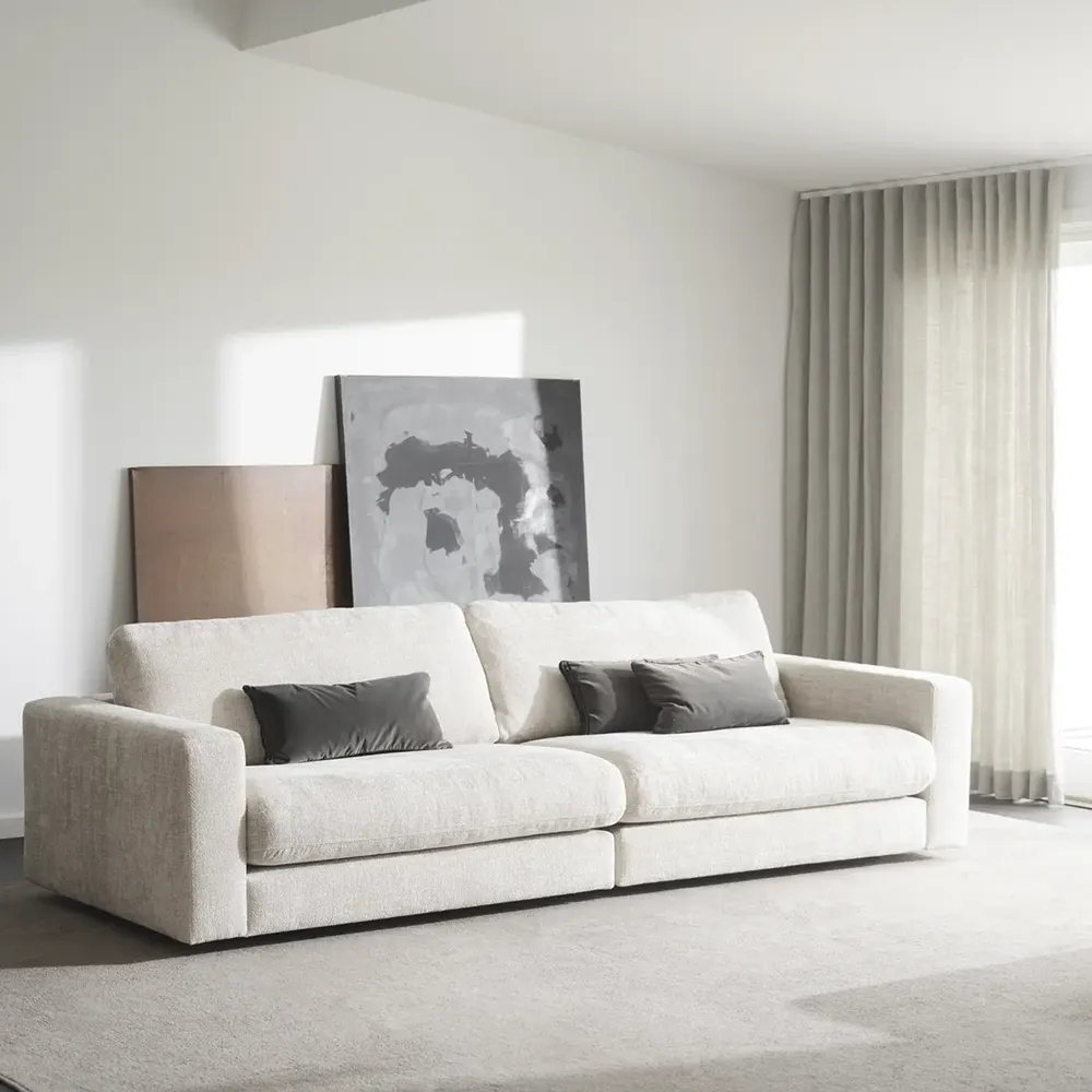 Duncan 1,5-seter armlene høyre stoff Robin lysegrå