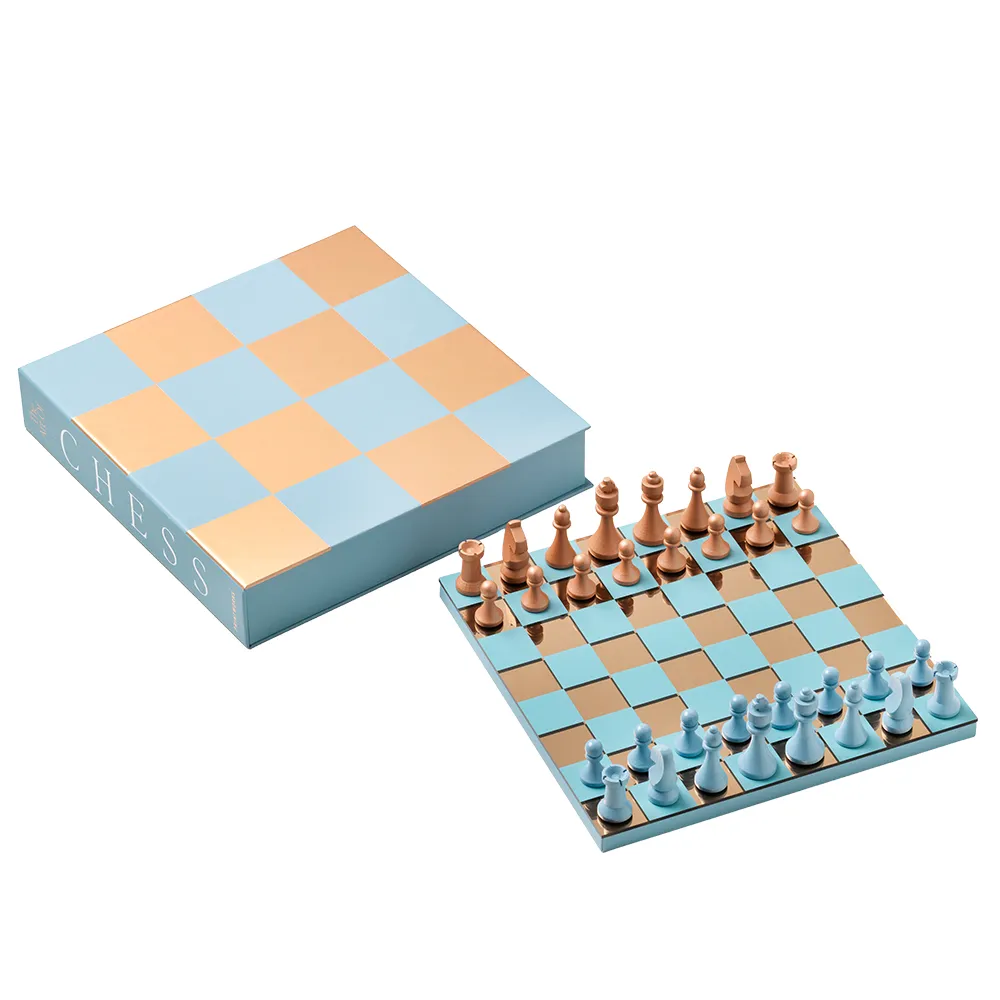 Classic - Art Of Chess Mirror Light Blue/Copper
