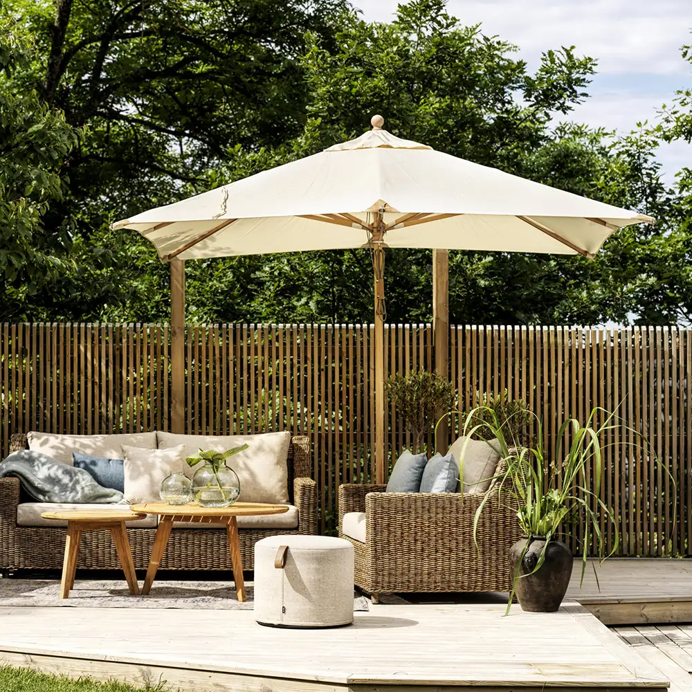 Como treparasoll 300 x 300 cm FSC natur