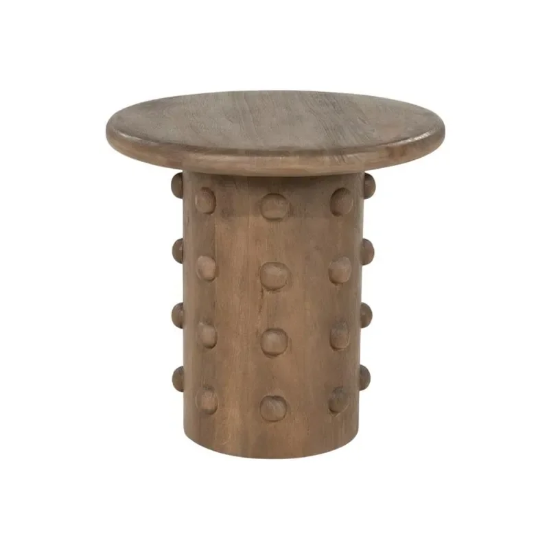 PopDot Sidebord 52x52x51 cm Mangotre Brun