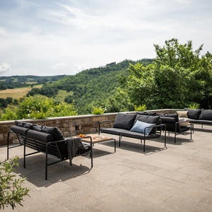 Avon 2-seters sofa Slate/White 