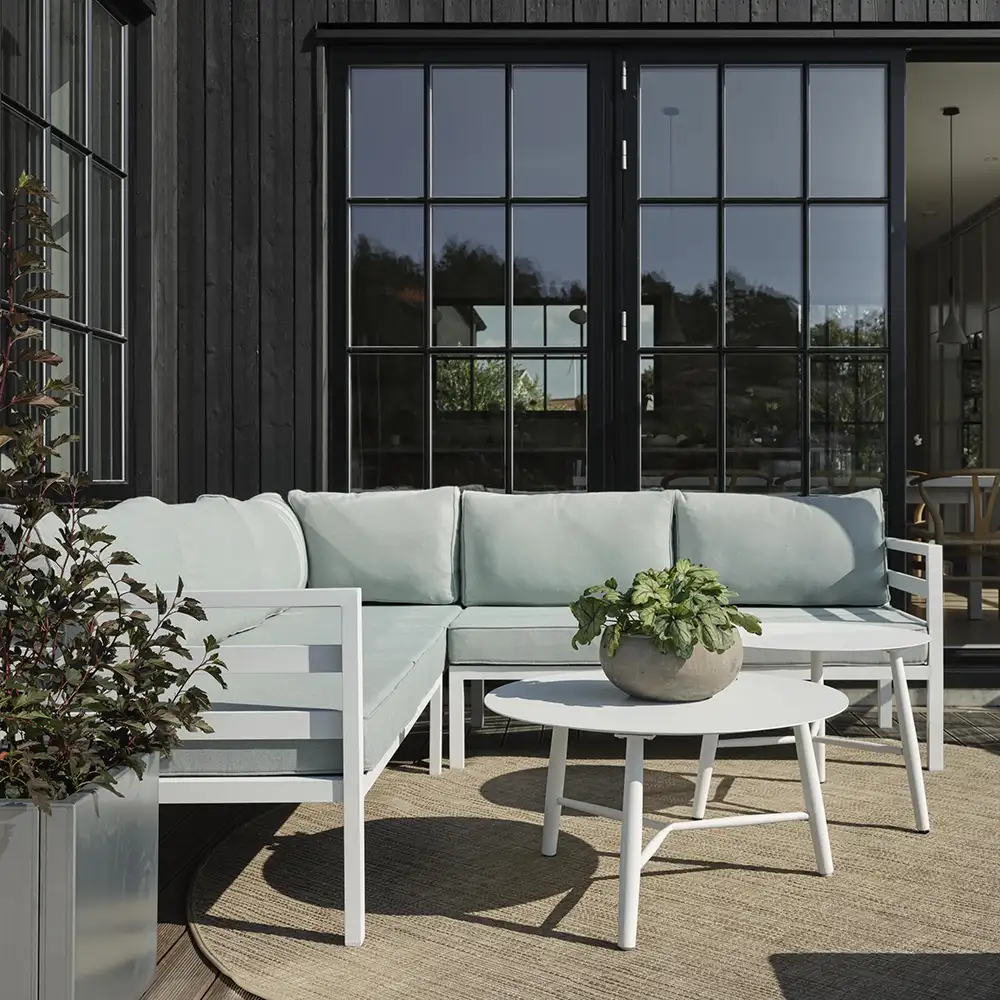 Weldon puff hvit/te Brafab