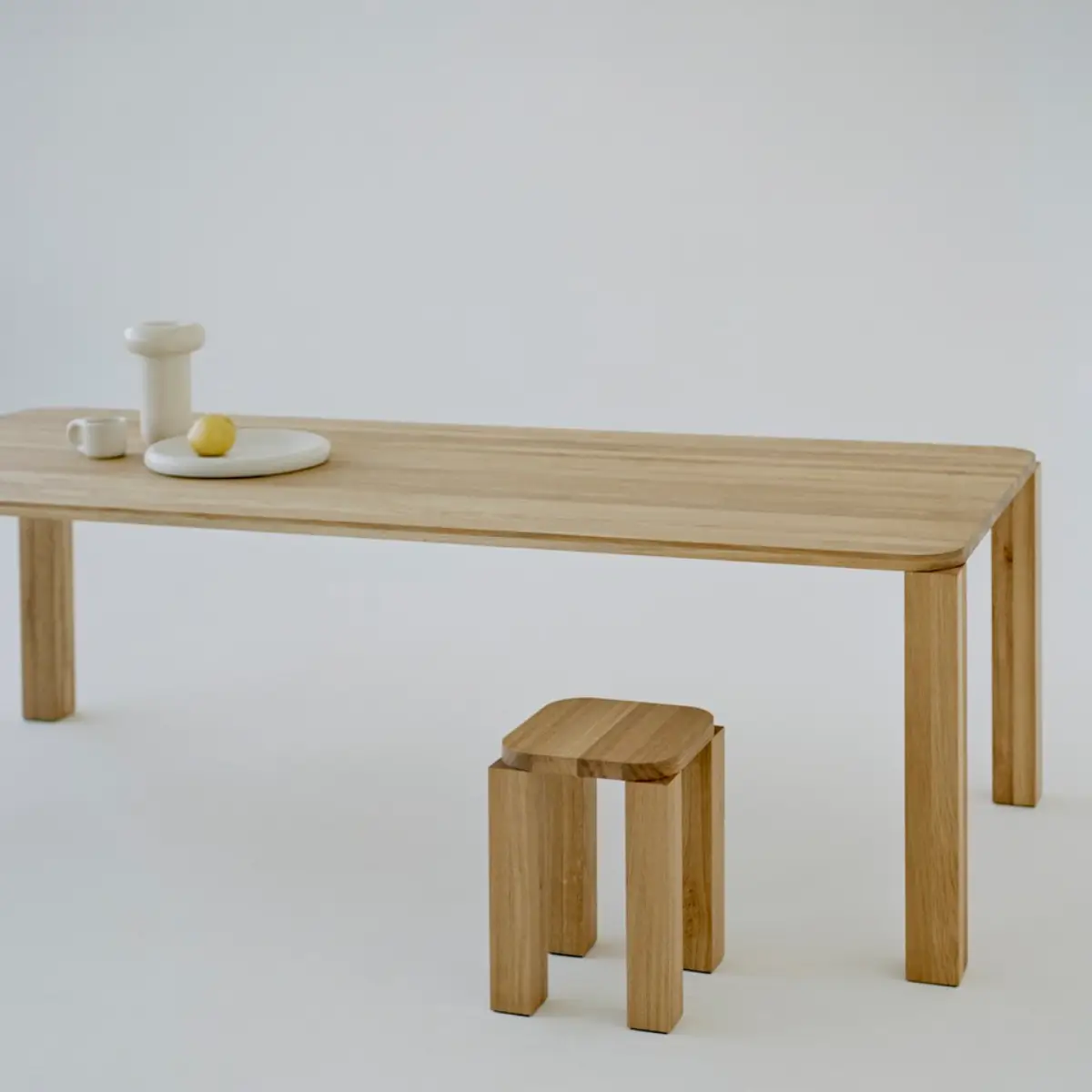 Atlas Spisebord 250x95 Naturlig eik