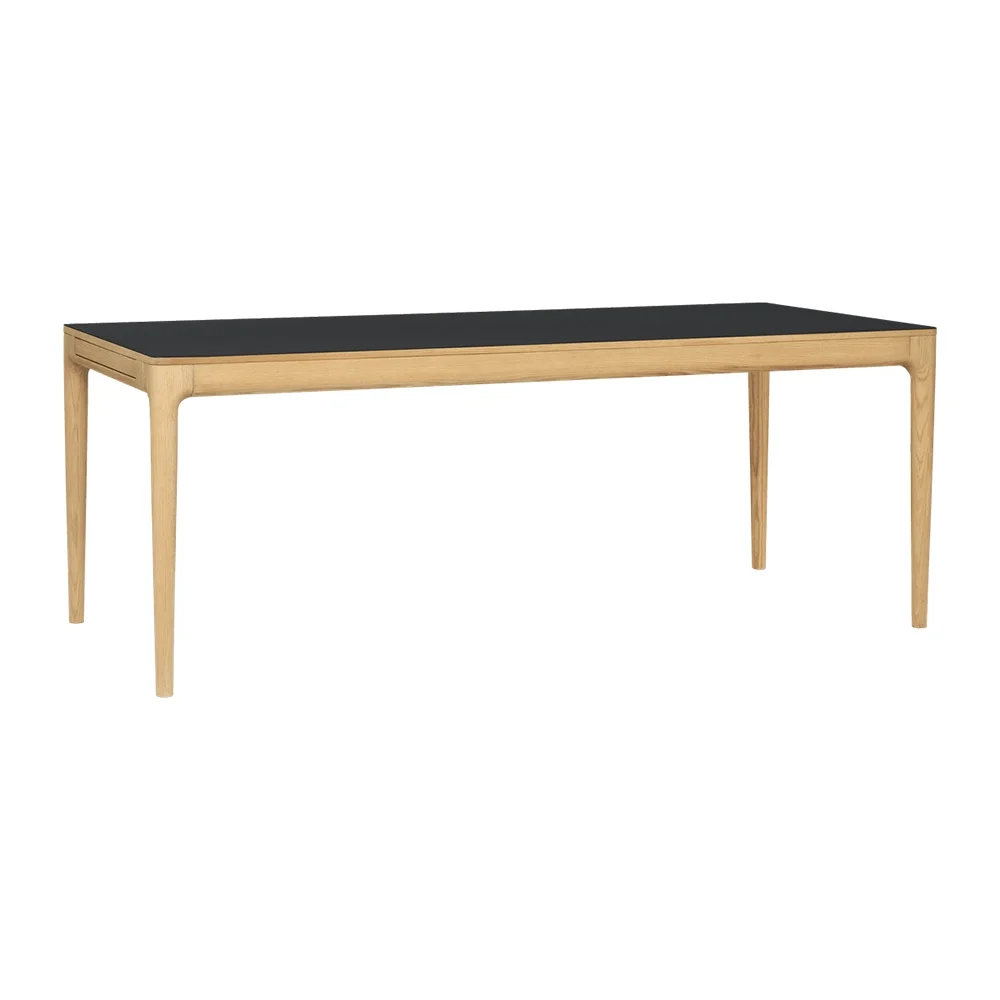 Heart'n'Soul Spisebord 200/300x90x75 Eik/Svart