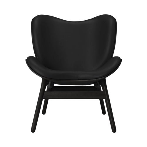 A Conversation Piece Lounge stol Black Oak/Hope Leather Black