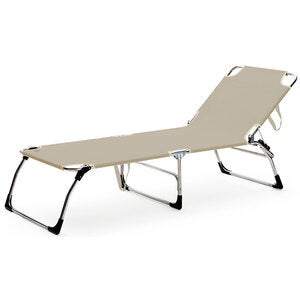 Amigo solseng xxl taupe aluminium/textilene 