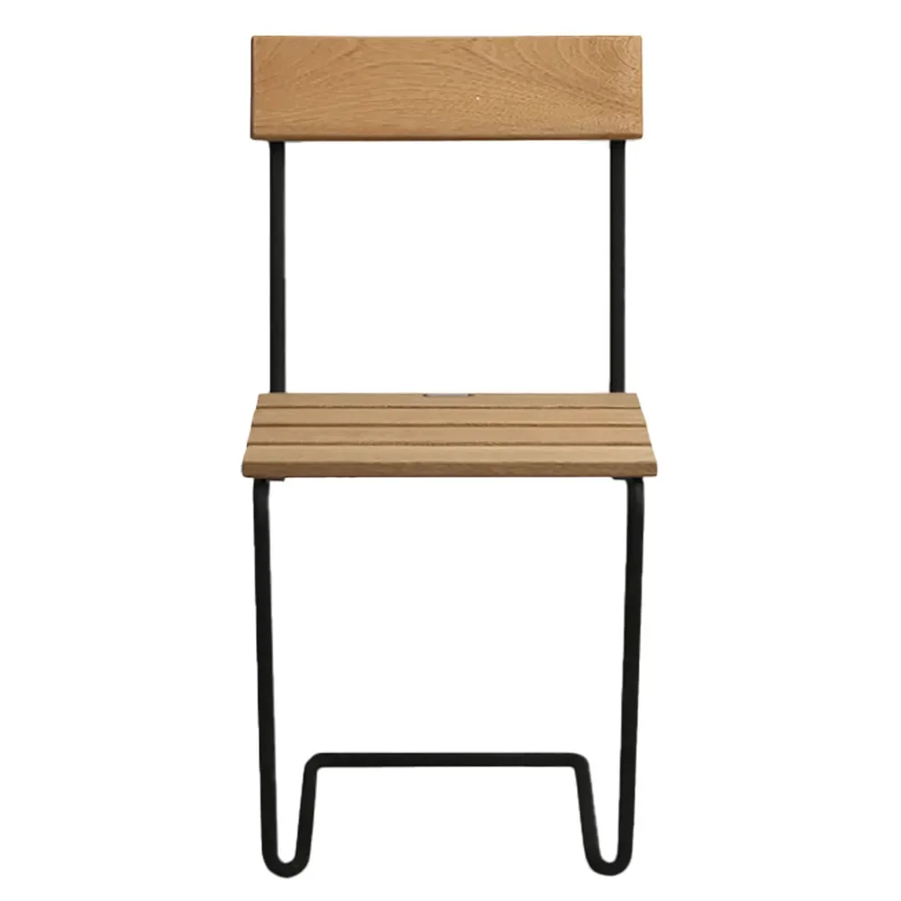 Stol 1 Oljet eik / svart ramme