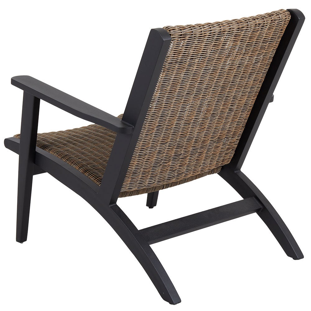 Kira lenestol svart/rustikk