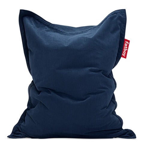 Recycled original slim cord Sekkestol deep blue