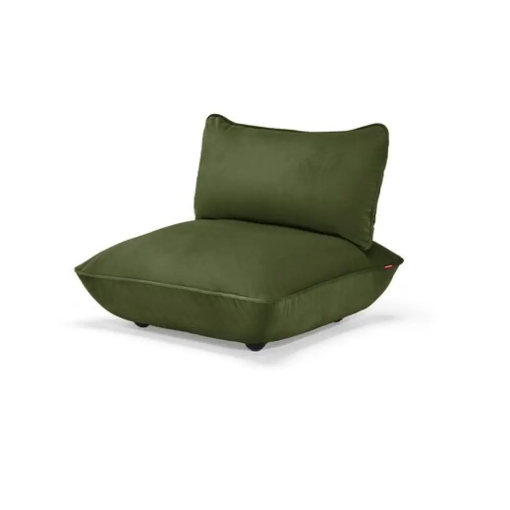 sumo seat velvet sofamodul recycled deep green