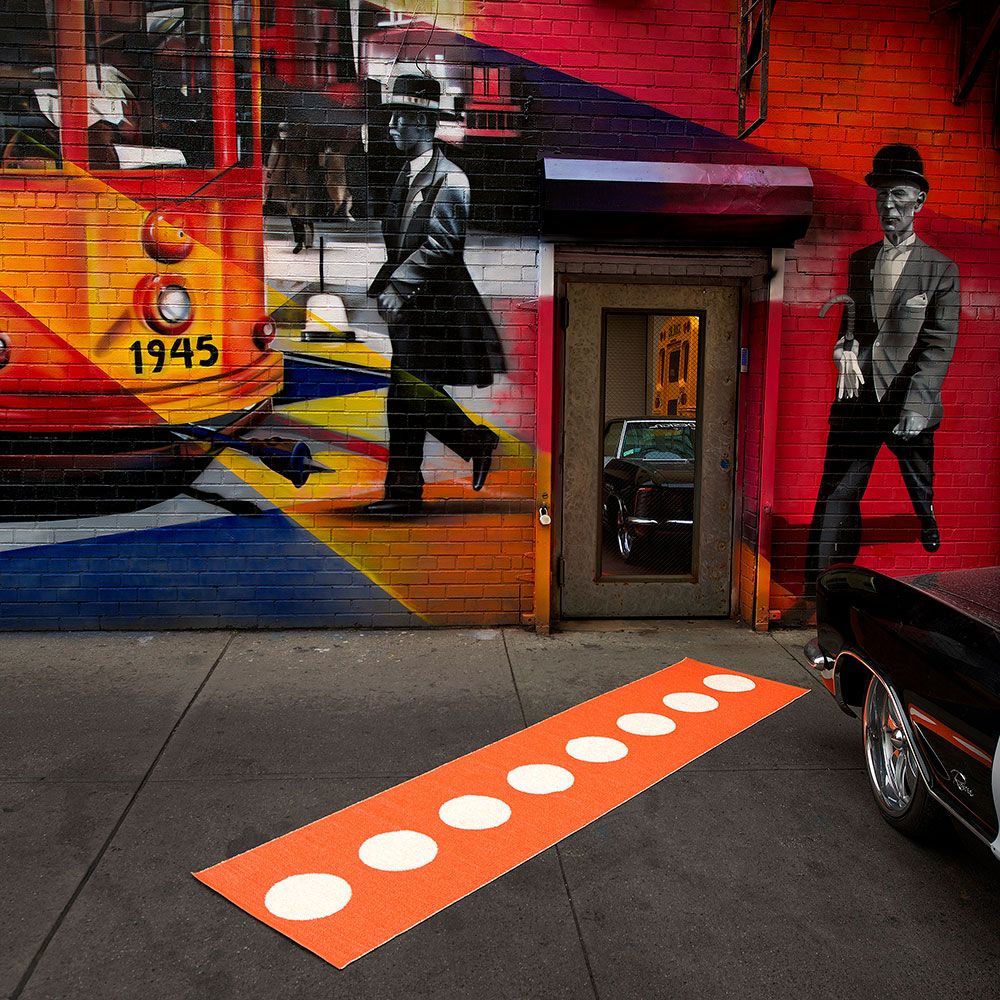 Vera matte 70x90 cm warm grey/vanilla 