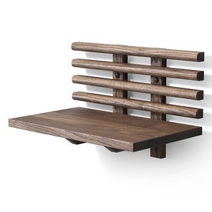 Zana Nattbord brun oljet ask