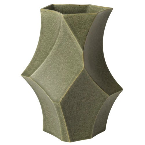 Cueva Vase 26 cm - Dark Sage