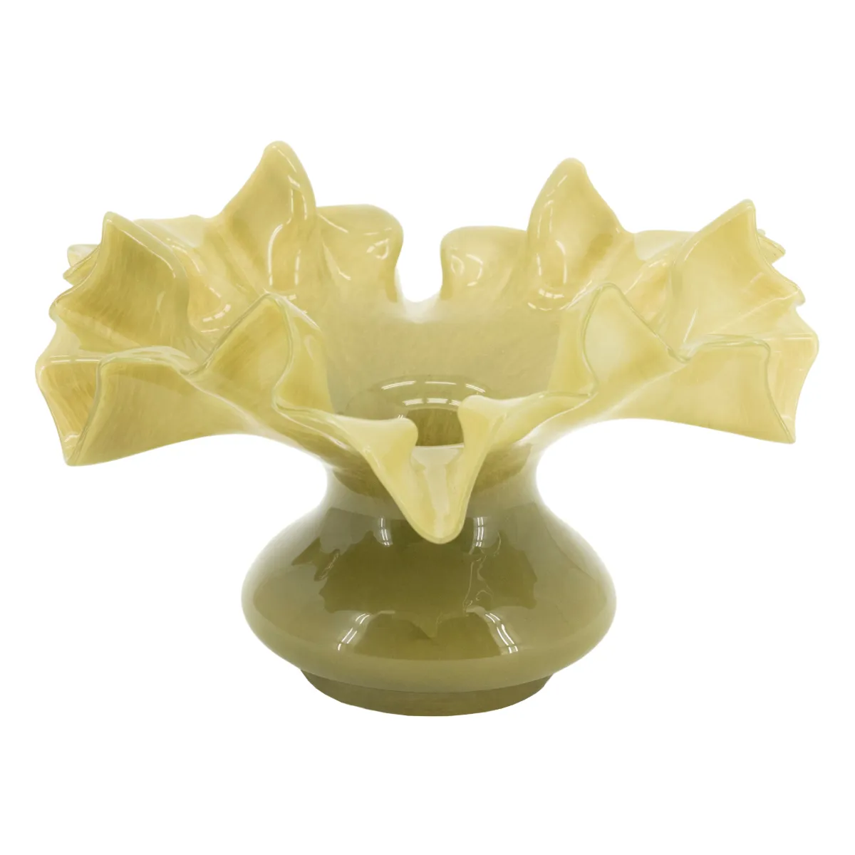 Baia 1 Vase 26x26x16,5 cm Glass Grønn