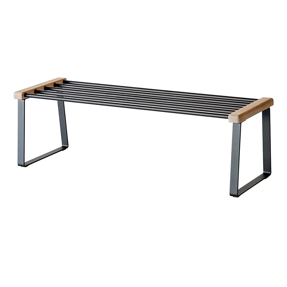 Cora skohylle 90 cm lakkert eik