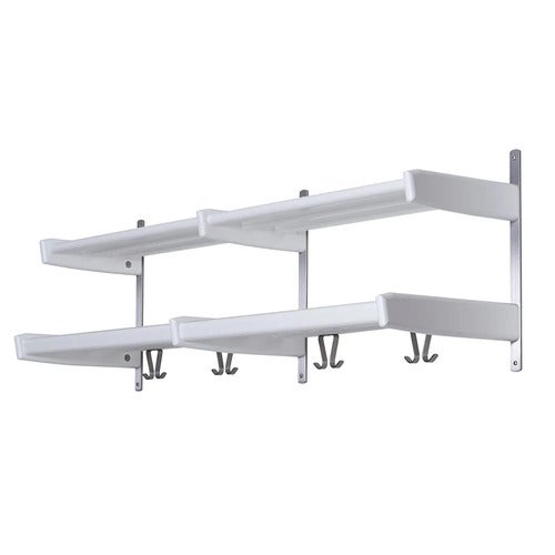 Meja Hattehylle 115 cm 2 hyller Hvitlakkert bjørk