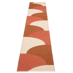 Hill teppe Brick/Rust/Cream 70 x 360cm