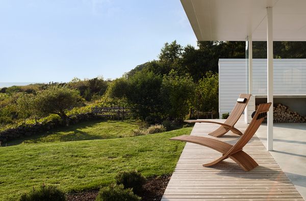 Nozib Sun Lounger Teak Skargaarden