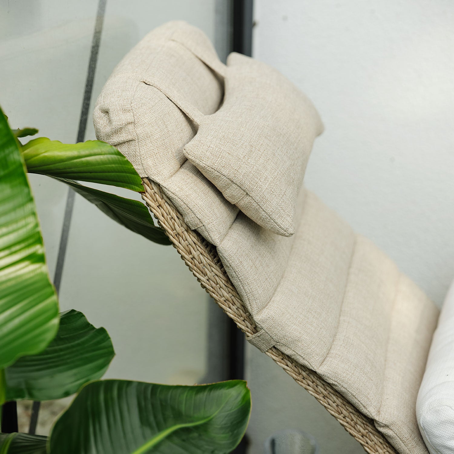 Akleja solseng beige med pute Brafab