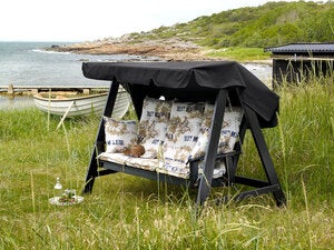 Kornhult hammock svart furu Brafab