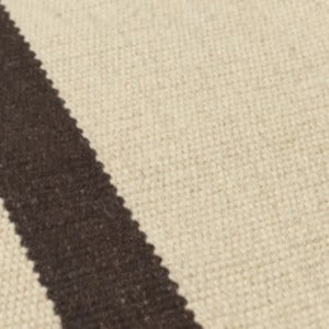 Calm Kelim Teppe 140x200 cm - Off-white/Coffee