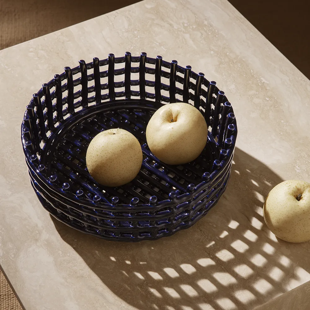 Ceramic Centrepiece - Blue