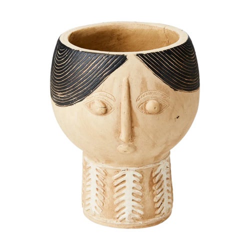 Camille krukke S Beige/black