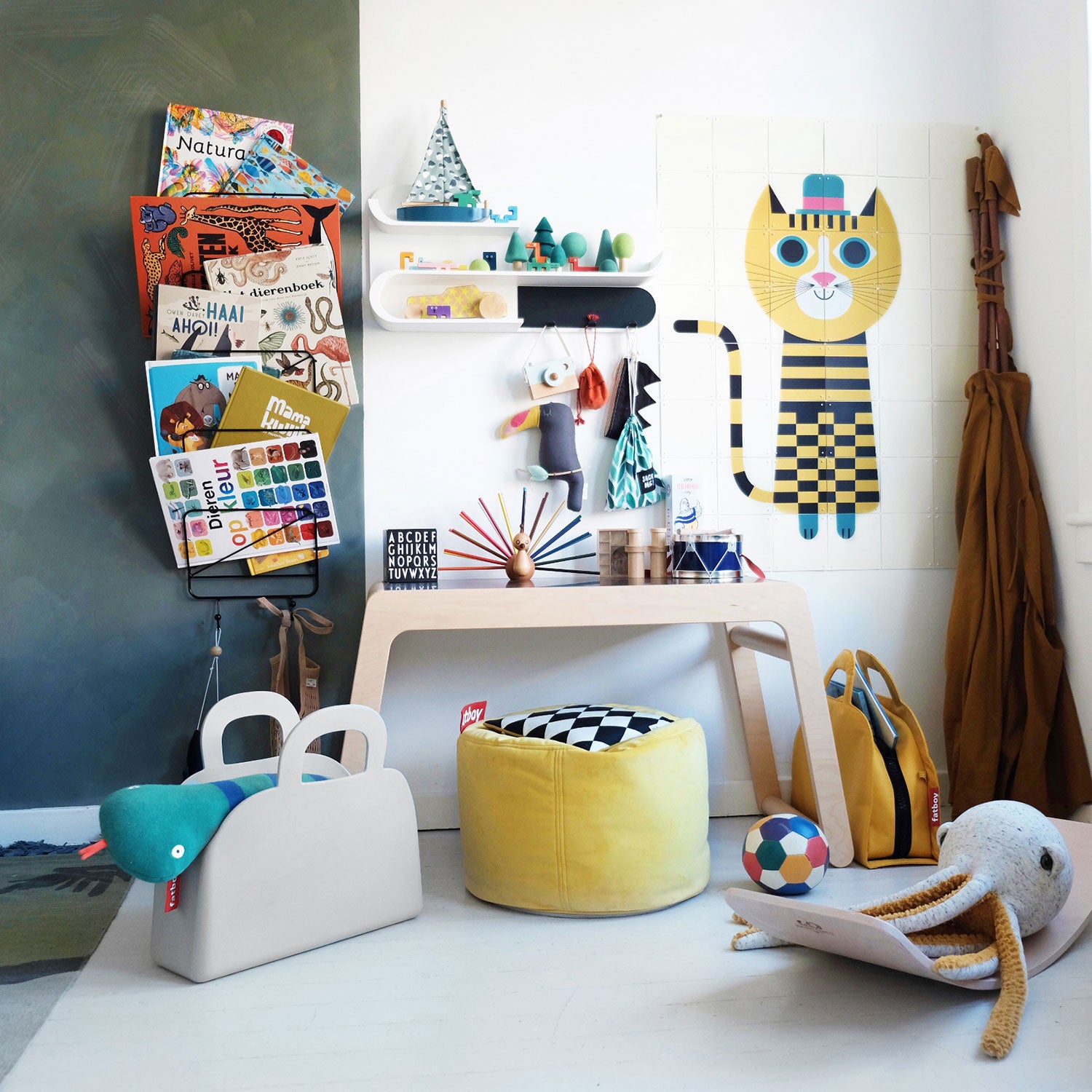 Sjopper-kees handlepose yellow ochre 