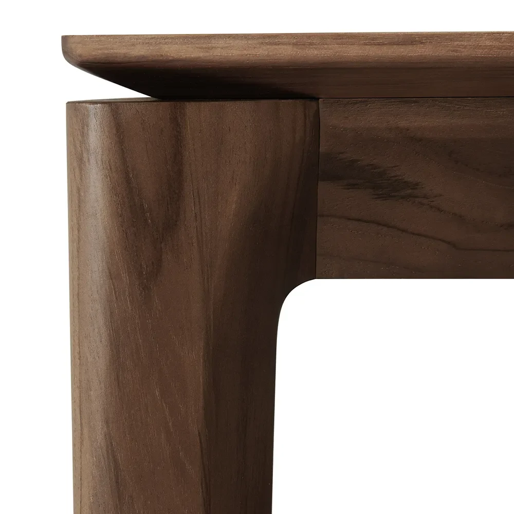 Bok Spisebord 80x160 cm Brunlakkert teak