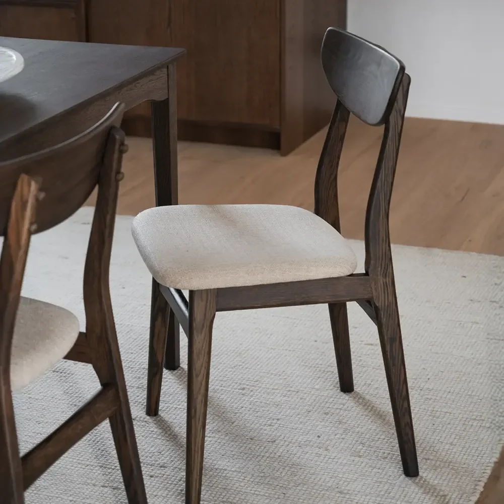 Rodham stol brun eik/beige