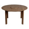 Comfort Circle Spisebord med uttrekk Dark Oak