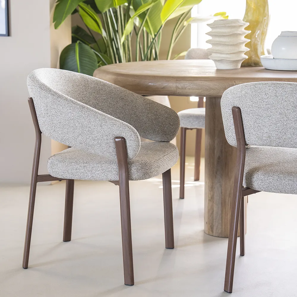 Spisestol Sedia Brown med armlener