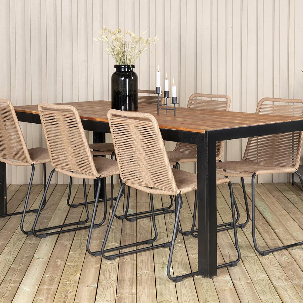 Lindos spisestol latte 2-pakning 