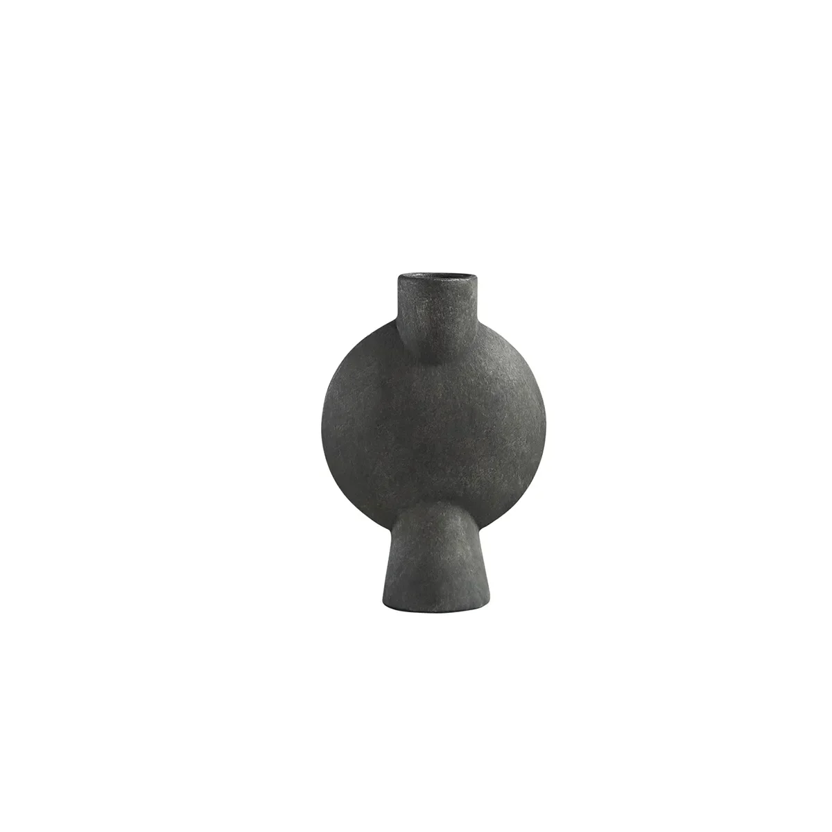 Håndmalt vase Sphere Bubl Mini Dark Grey H19 cm