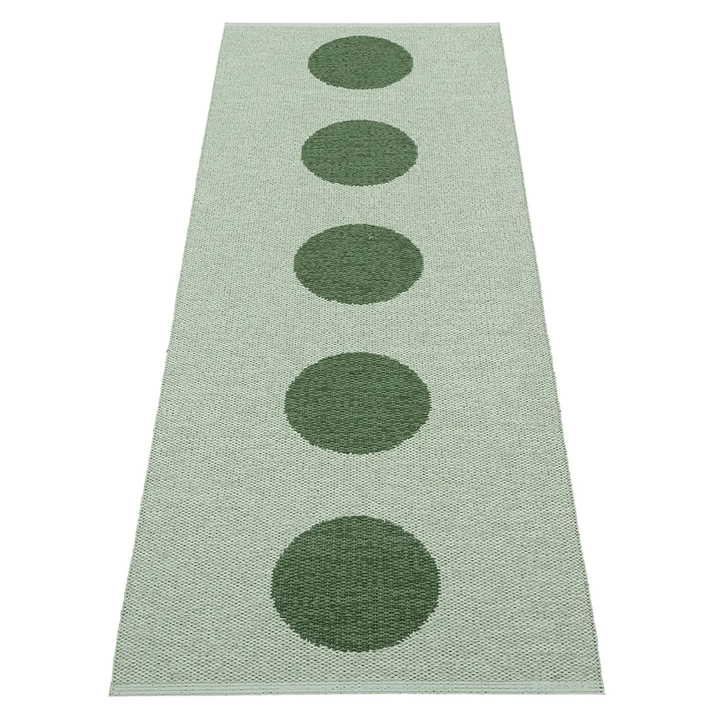 Vera Pop teppe Leaf/Misty Mint 70 x 200cm