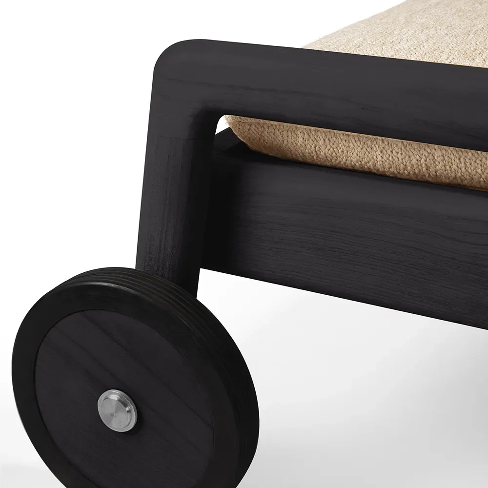 Jack Solseng Black/Natural Tynn pute