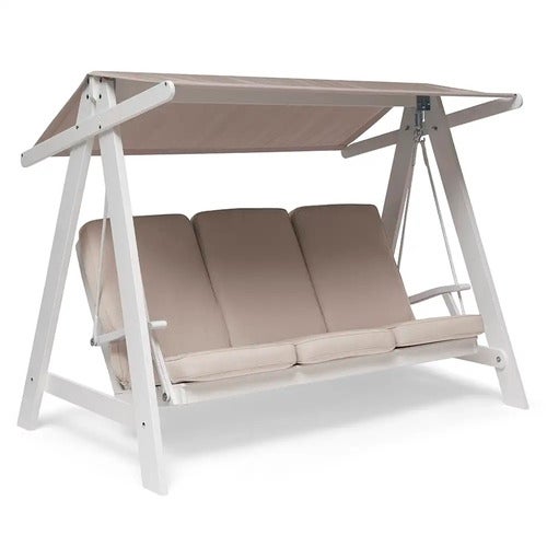 Aspö hængesofa hvid/beige 