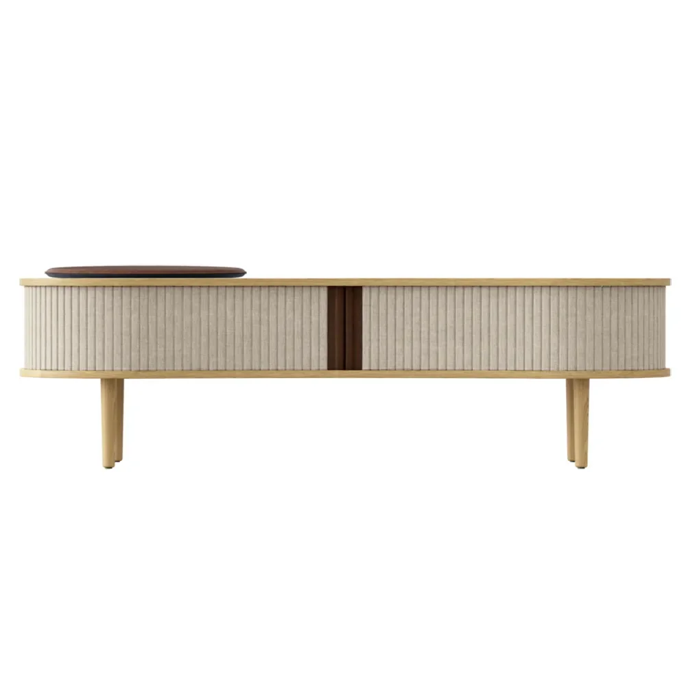 Audacious TV-benk eik/White Sands