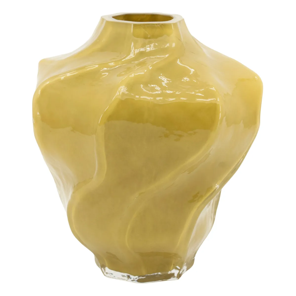 Fre 1 24,5x24,5x28 cm Glass Grønn