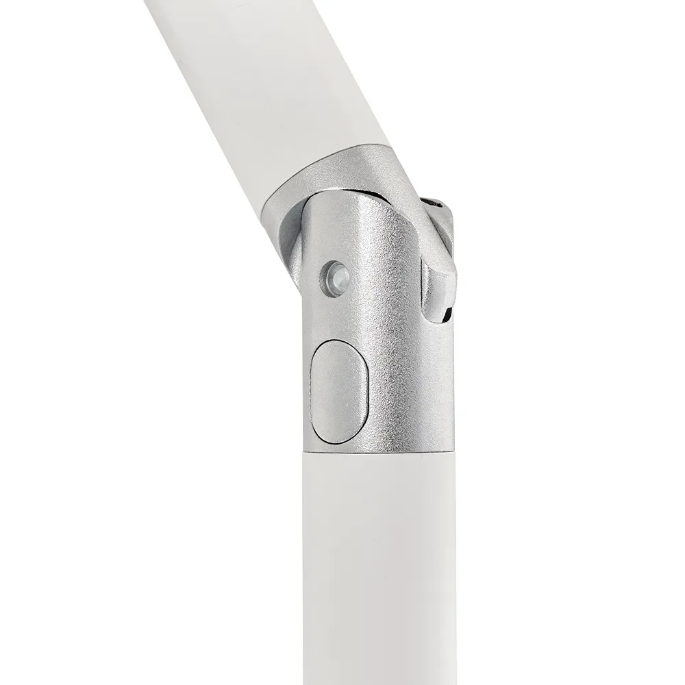 Smart parasoll 250 cm matt white Kat.5 800 Red Stripe