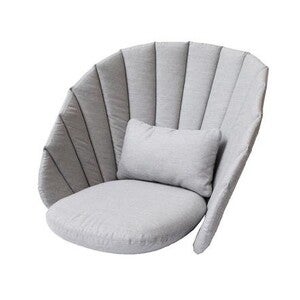 Peacock Loungestolpute i lys grå Light Grey