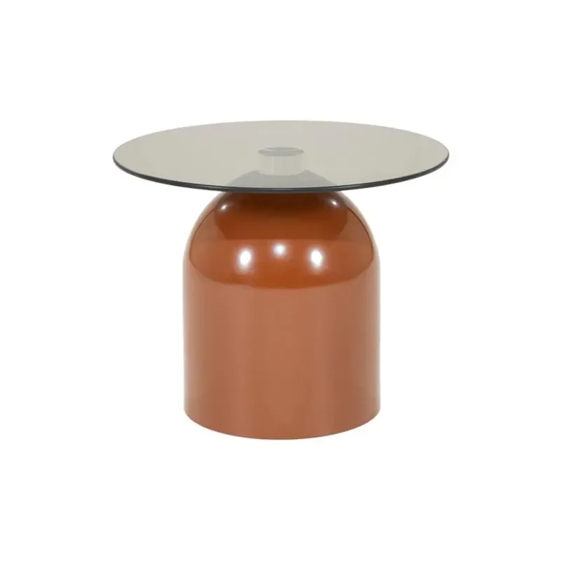 Irona small sofabord 50x50x40 cm glass brun