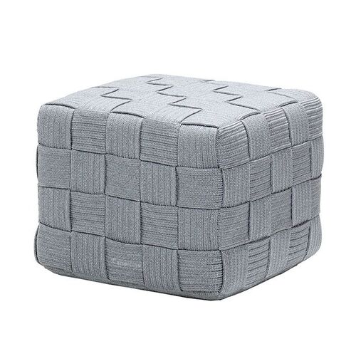 Cube Fotskammel Lys grå