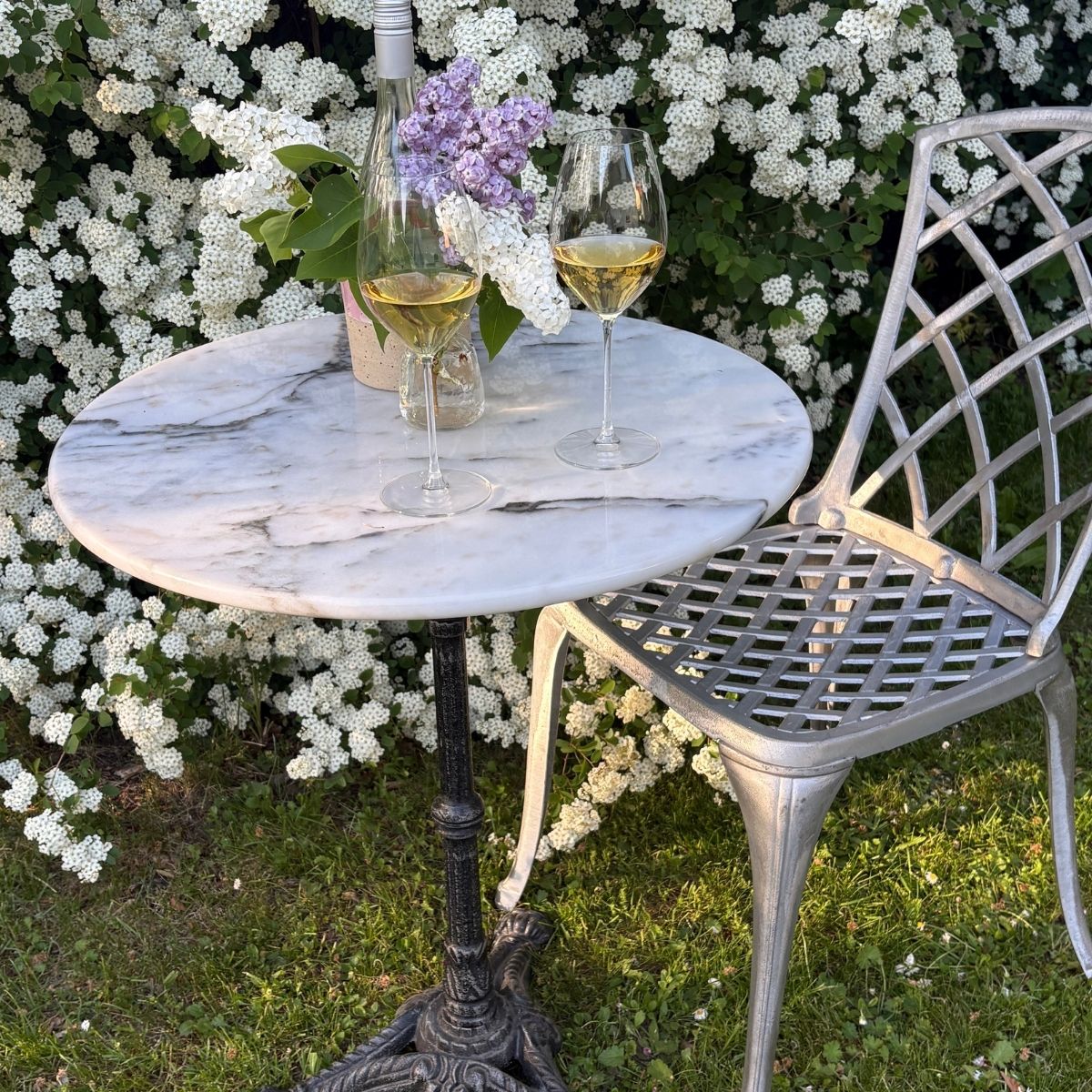 Loire marmorbord 60 cm Brafab