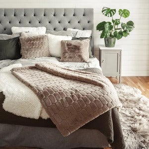 Fluffy Putetrekk 45x45 cm Ivory